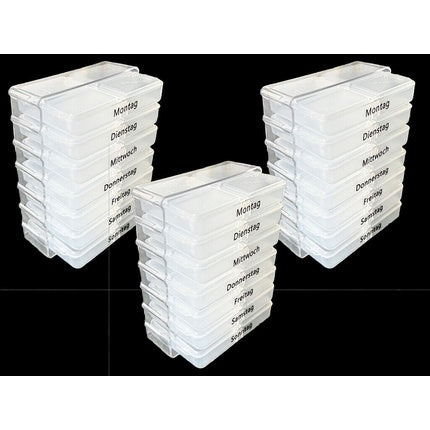 Organizator medicamente, Bestchoice, transparent, 7 zile