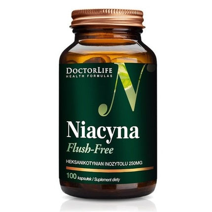 Supliment dietetic Niacyna Flush-Free, 100 capsule
