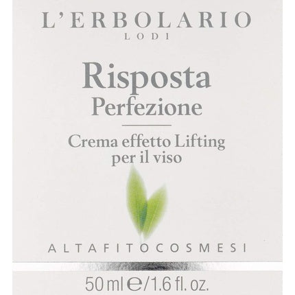 Crema facială L'Erbolario Risposta Perfection Lifting Effect, alb, 50ml