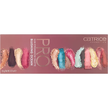 Fard de pleoape, Catrice, Pro Slim, Blushing Ocean, 14 nuanțe