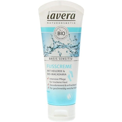 Cremă pentru Picioare Lavera Basis Sensitiv 75ml