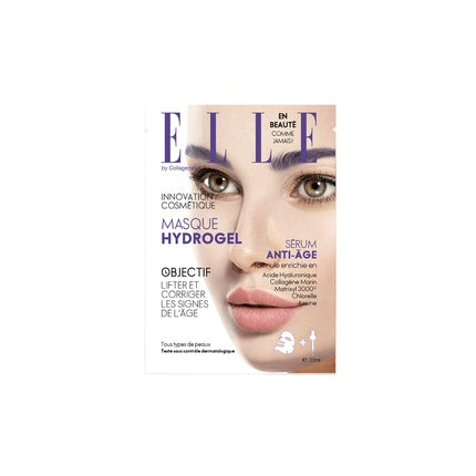 Masca facială cu hidrogel anti-îmbătrânire, Elle By Collagen, 25ml/2 buc