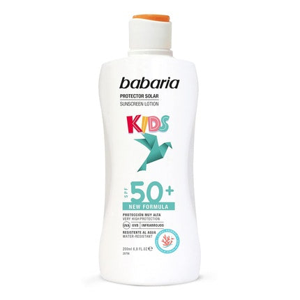 Lapte de protecție solară copii, Babaria, SPF50+, 200ml