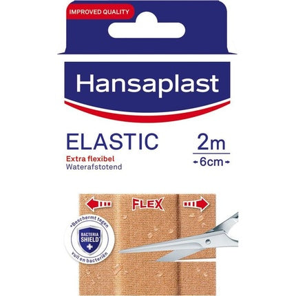 Bandă adezivă elastică Hansaplast Elastic Extra Flexible 2m x 6cm