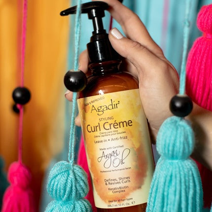 Crema de coafat Agadir Argan Oil Curl, formulă non-washout, 295.7ml