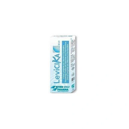 Cremă Levicika, River Pharma, Neurodermatită, alb-albastru, tub 30 ml