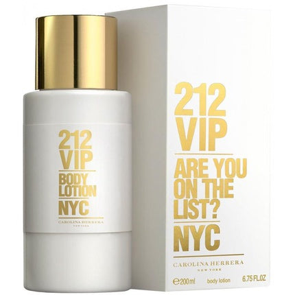 Loțiune de corp, Carolina Herrera, 212 Vip, alb, 200 ml