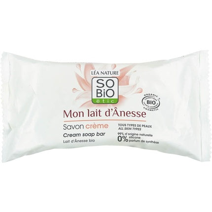 Săpun cremos So'bio Etic Mon Lait D'Anesse cu lapte de măgăriță, 100 g