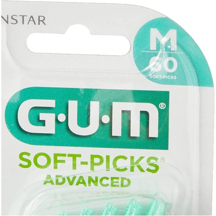 Periuțe Interdentare GUM Softpicks Advanced Regular, 60 bucăți, negru