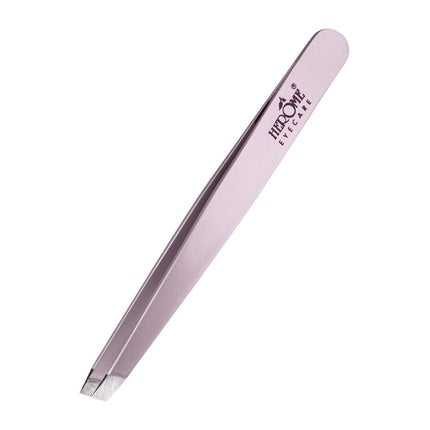 Tijă Herome Precision Tweezers, Roz, Oțel inoxidabil, Vârf plat