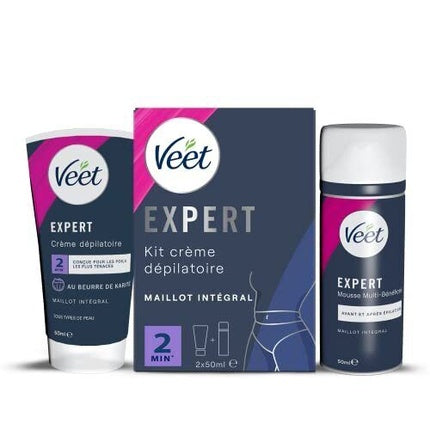 Cremă Depilatoare, Veet, Expert, Maillot Integral, Karite