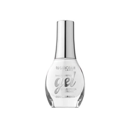 Smalti Unghii, Deborah, Gel Effect New Bright Nail Polish n.10 Optical White, Alb, 8ml