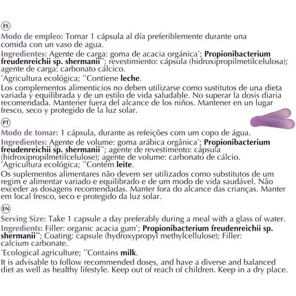 Probiotic Optim PropioniBacter 20 capsule culoare alb