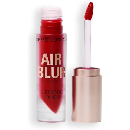 Ruj lichid mat Revolution Beauty Air Blur - Roșu intens, 30 g