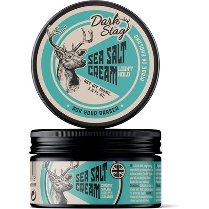 Cremă de coafat cu sare de mare, Dark Stag, Light Hold, 130g