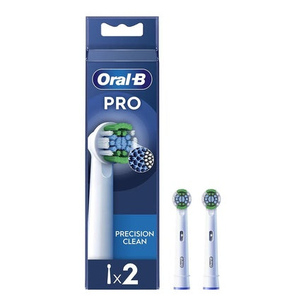 Perii Electrice Oral-B, Pro Precision Clean, Alb/Verde, Pachet 2 Buc