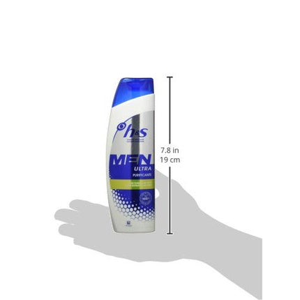 Șampon bărbați H&S Men Ultra, 424g, alb-albastru