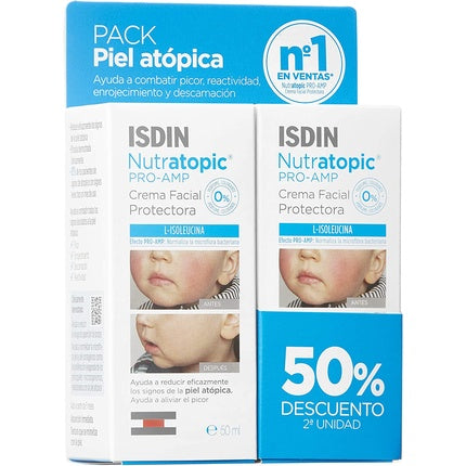 Cremă față, Nutratopic, Nutratopic Pro-AMP, 50ml, pachet 2 buc