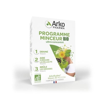 Arkofluides Slimming Program Organic Box Anti-Cellulite and Fat Burner
