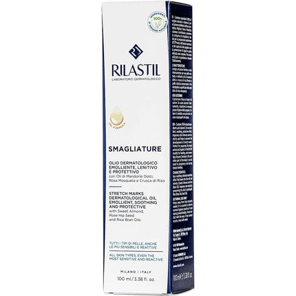Ulei Corporal, Rilastil, 100ml, Sticlă Translucidă