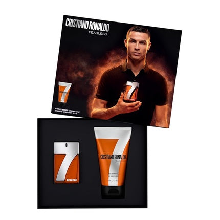 Set cadou, Cr7, Cristiano Ronaldo Fearless, apă de toaletă 30ml și gel de duș 150ml