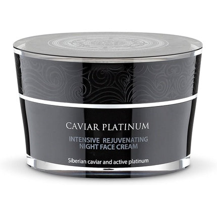 Cremă de Noapte, Natura Siberica, Caviar Platinum, 50 ml, negru