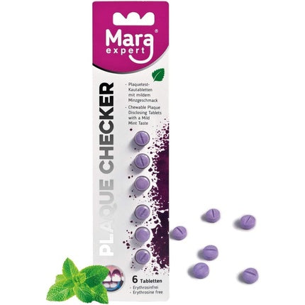 Tablete colorare placă dentară, Mara Expert, 6 buc