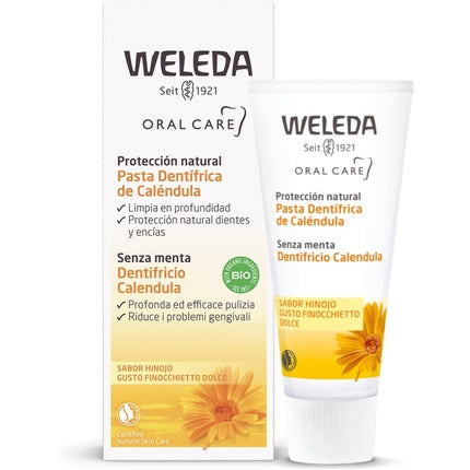 Pasta de dinți Weleda Calendula, fără mentă, 75 ml