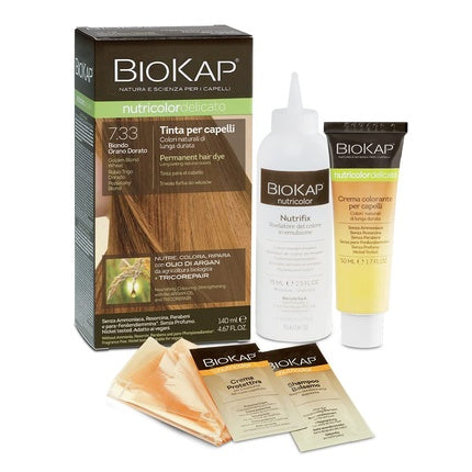Vopsea de păr, BioKap Nutricolor Sensitive, blond auriu 7.33