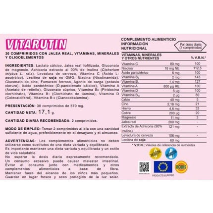 Supliment Nutritiv, Robis, Vitarutin, roz