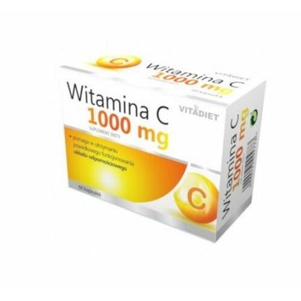 Vitamina C, Vitadiet, 1000 mg, 60 Capsule