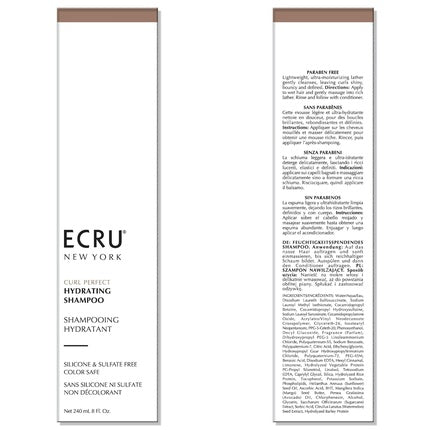 Șampon Hidratant Ecru New York Curl Perfect 8 Fl Oz