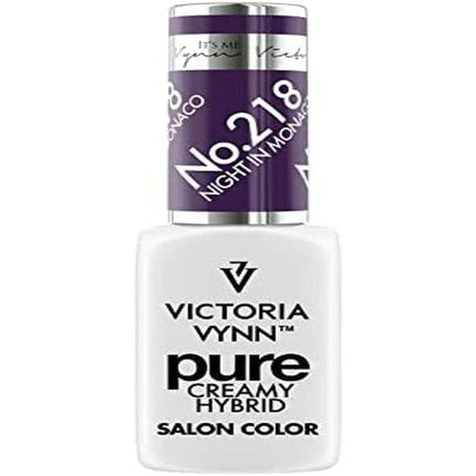Vernis Unghii Victoria Vynn Pure Creamy Hybrid, No.218 Night in Monaco, Culoare Mov