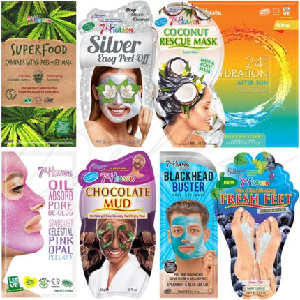 Masca Față 7th Heaven, Colecție Multipack, Diverse Culori