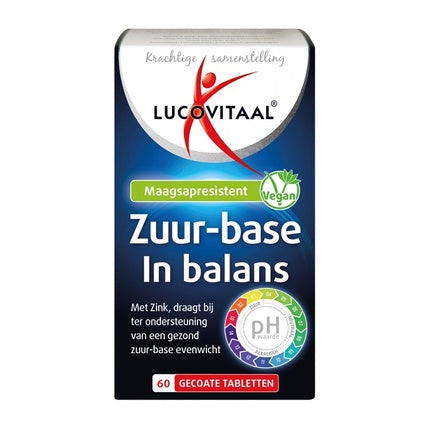 Tablete Zuur-Base în Balans, Lucovitaal, Vegan