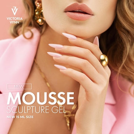 Gel de construcție unghii, Victoria Vynn, Thixotropic Mousse Sculpture Gel, 04 Berry Blush, 15ml