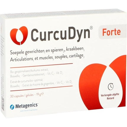 Supliment Metagenics Curcudyn Forte, 30 cps, alb