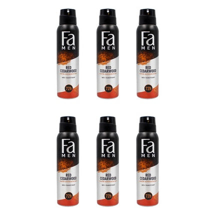 FA Men Red Cedarwood Deodorant Spray, 150ml