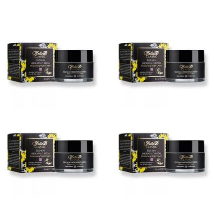 Cremă de noapte, Helia-D, Classic, hidratantă, vegană, 50 ml, pachet 4