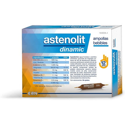Vitamine, Astenolit Dinamic, fiole, 250g, negru