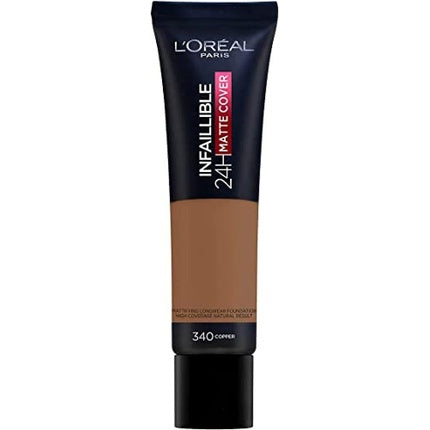 Fond de ten L'Oréal Paris Infallible Matte Cover 340 Cupru 30ml