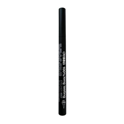 Creion de ochi Debby, 100% Long Lasting, Negru, Finish Matte