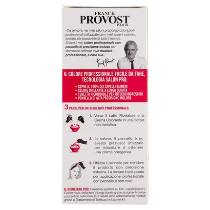 Vopsea de păr permanentă, Franck Provost, 1.0, negru abanos