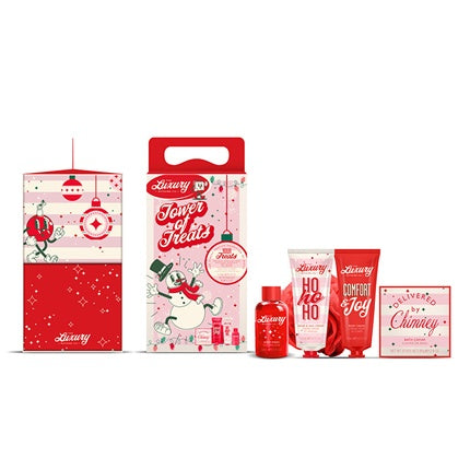 Set cadou Grace Cole Christmas Sweets, 5 piese, cutie roșie, design iarnă