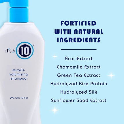 Șampon It's A 10 Miracle Moisture – Protecție Culoare și Hidratare Profundă, 285ml
