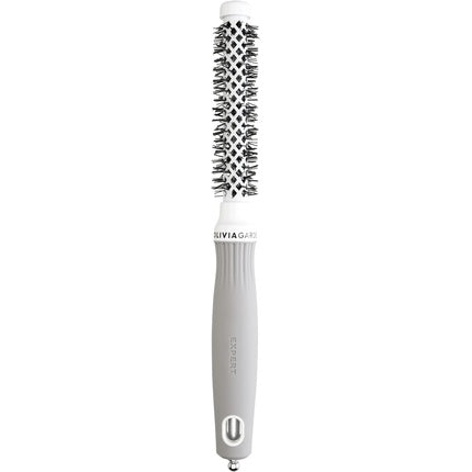 Perie pentru păr Olivia Garden Expert Blowout Shine alb și gri 15mm