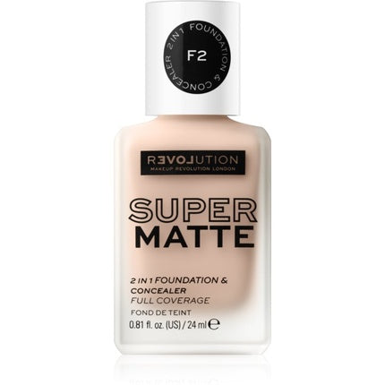 Fond de ten, Revolution Relove, Super Matte, F2 24ml
