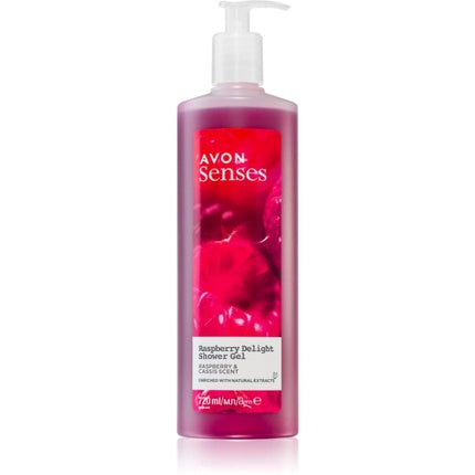 Gel de duș Avon Senses Raspberry Delight, 720 ml