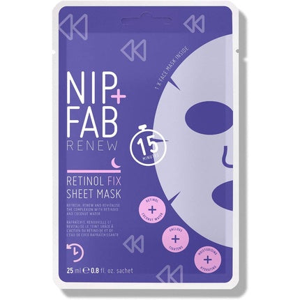 Nip + Fab Retinol Fix Sheet Mask, 24ml