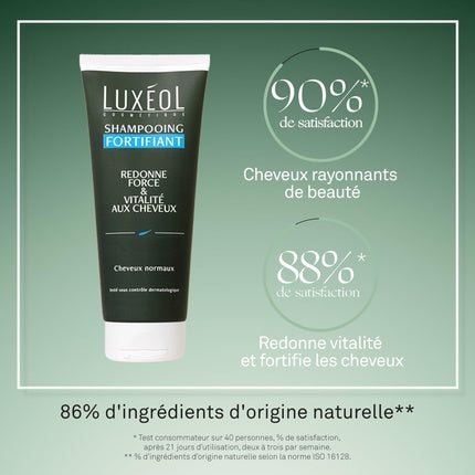 Șampon fortifiant Luxéol, 200 ml, alb și verde